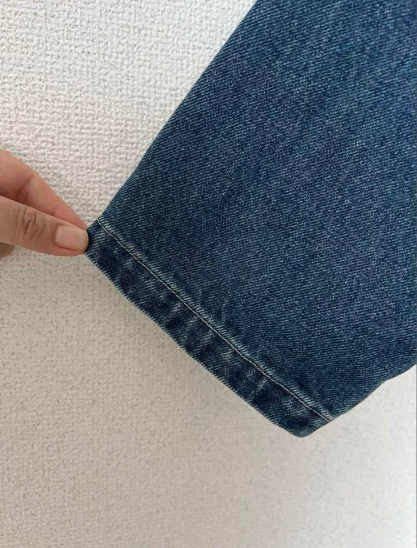 “ハーベスティ”デニムカバーオール・ユニセックス・ユーズド加工・サイズ1