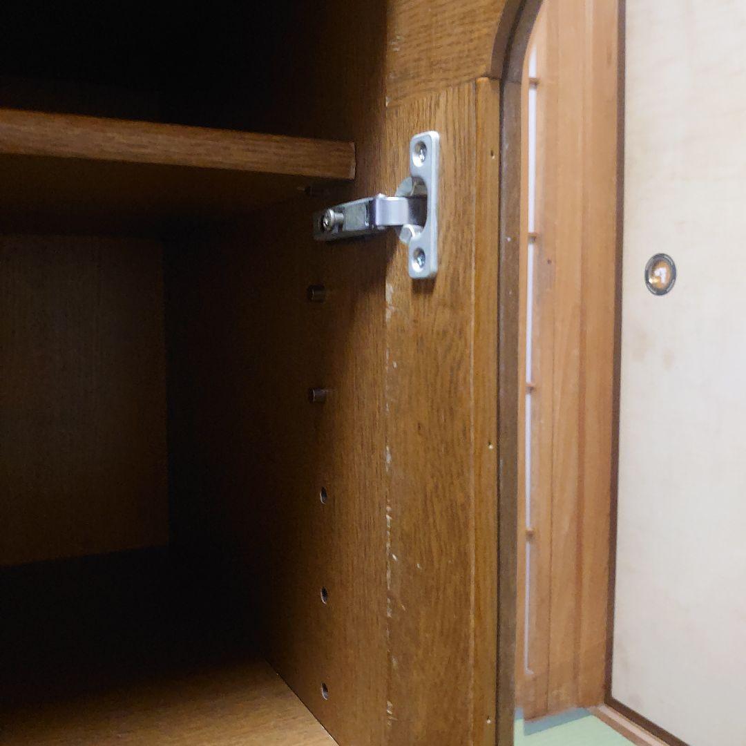 H，O木製ガラス扉キャビネット浜本工芸