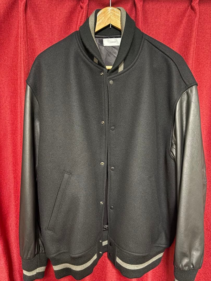 Graphpaper MELTON STADIUM JACKET サイズ1