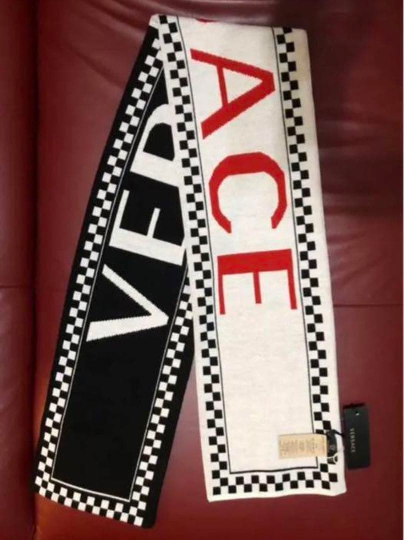 VERSACE ウールマフラー