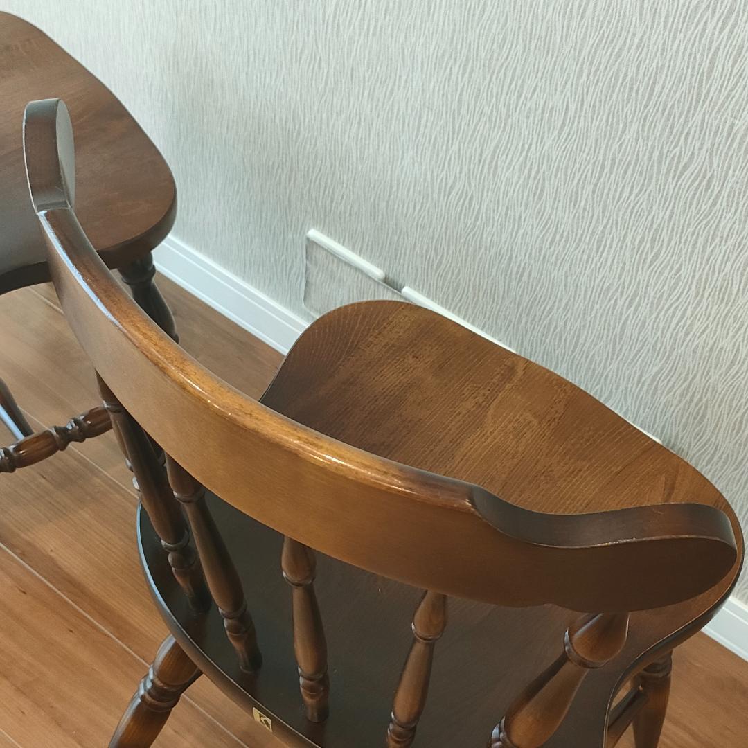 飛騨産業　キツツキ　ウィンザーチェア　2脚セット②