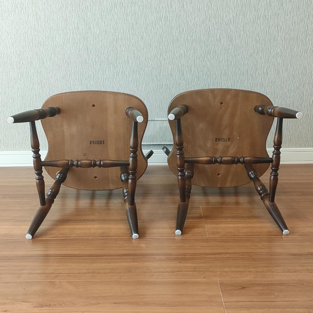 飛騨産業　キツツキ　ウィンザーチェア　2脚セット②
