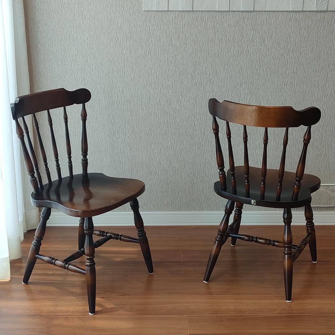 飛騨産業　キツツキ　ウィンザーチェア　2脚セット②