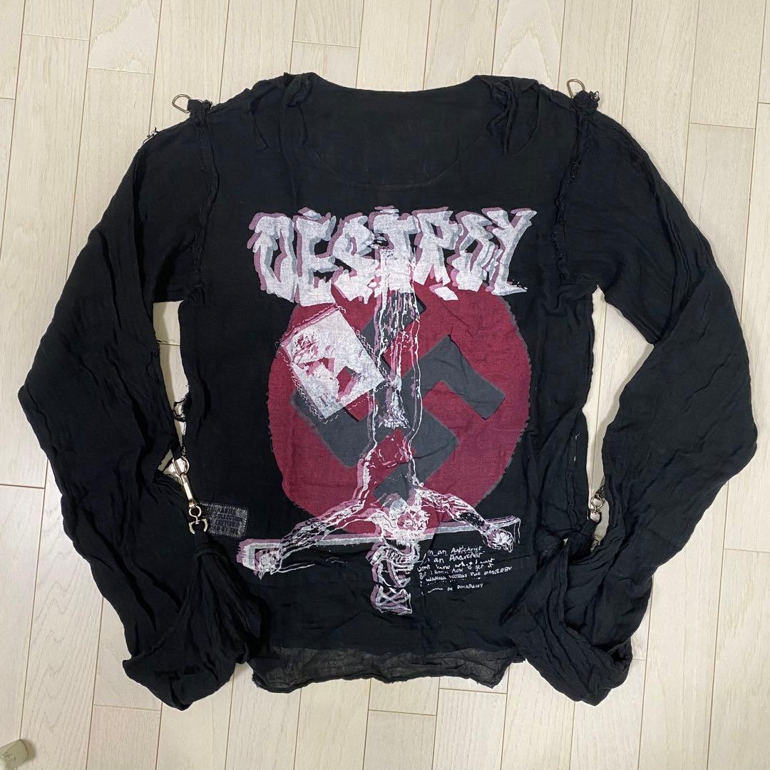 セディショナリーズ DESTROY ガーゼシャツ 日本製 666