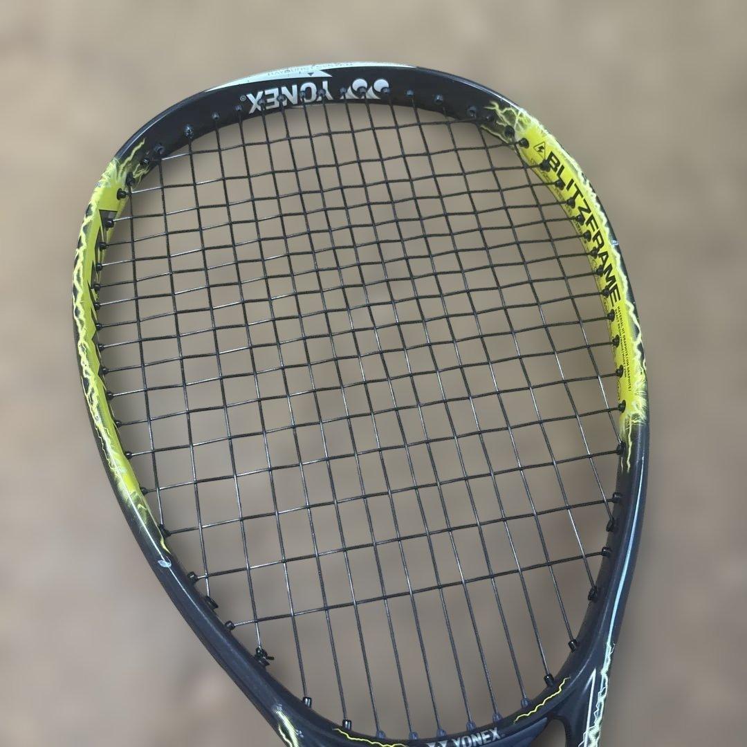 中古ボルトレイジ7VテニスラケットUL1ガットハイジャパ激レアステッカー28