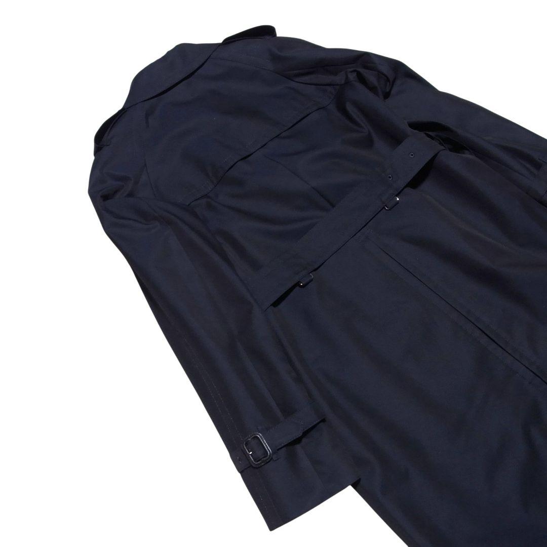 アクアスキュータム トレンチコート ロング ブルーライナー 6 ネイビー