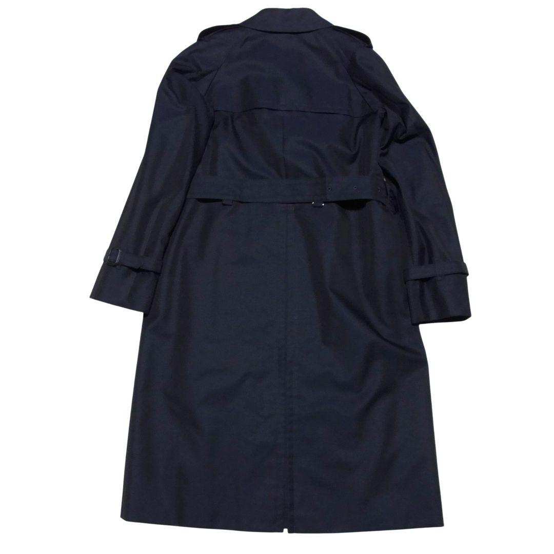 アクアスキュータム トレンチコート ロング ブルーライナー 6 ネイビー