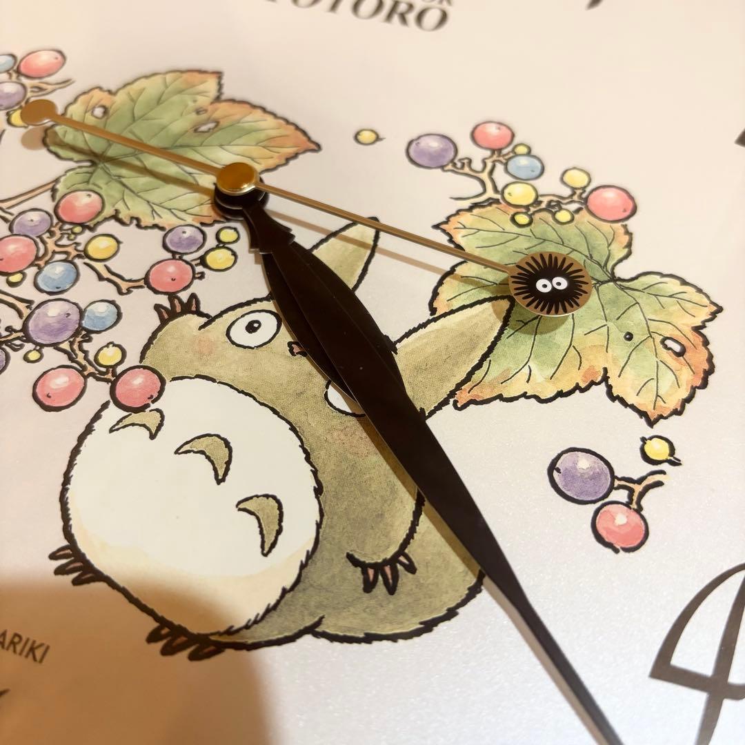 【美品】RHYTHM リズム となりのトトロ 掛け時計 4KG690MA06