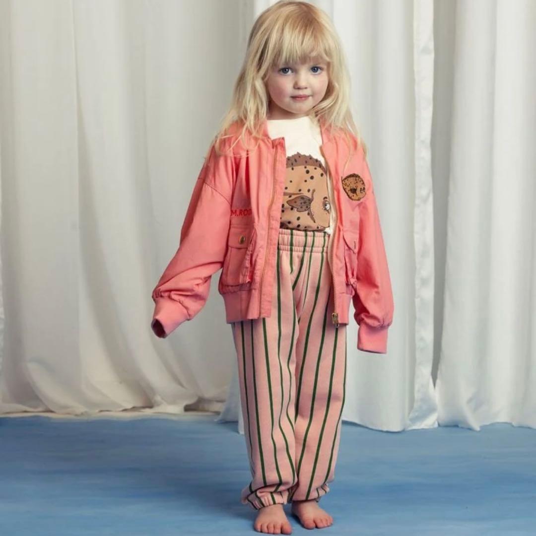 【新品】mini rodini ブルゾン ピンク128/134