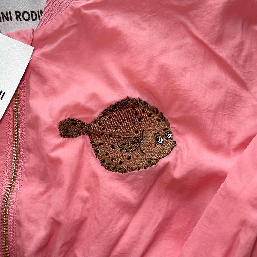 【新品】mini rodini ブルゾン ピンク128/134