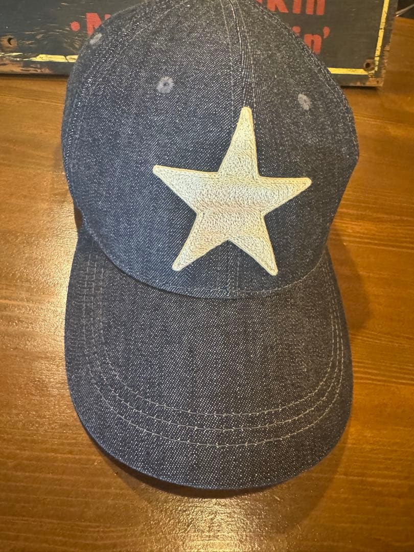 TOYS McCOY × H.OKAMOTOデニムキャップ STAR ワッペン