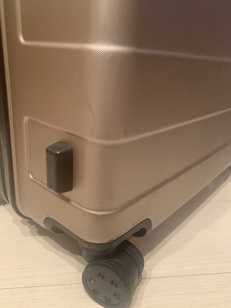無印　キャリーケース 104L 大容量　大きい　ゴールドベージュ　海外　旅行
