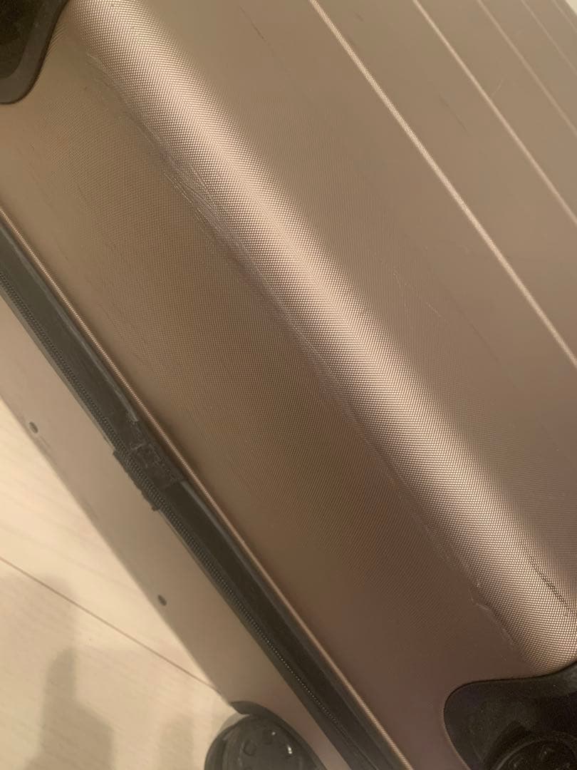 無印　キャリーケース 104L 大容量　大きい　ゴールドベージュ　海外　旅行