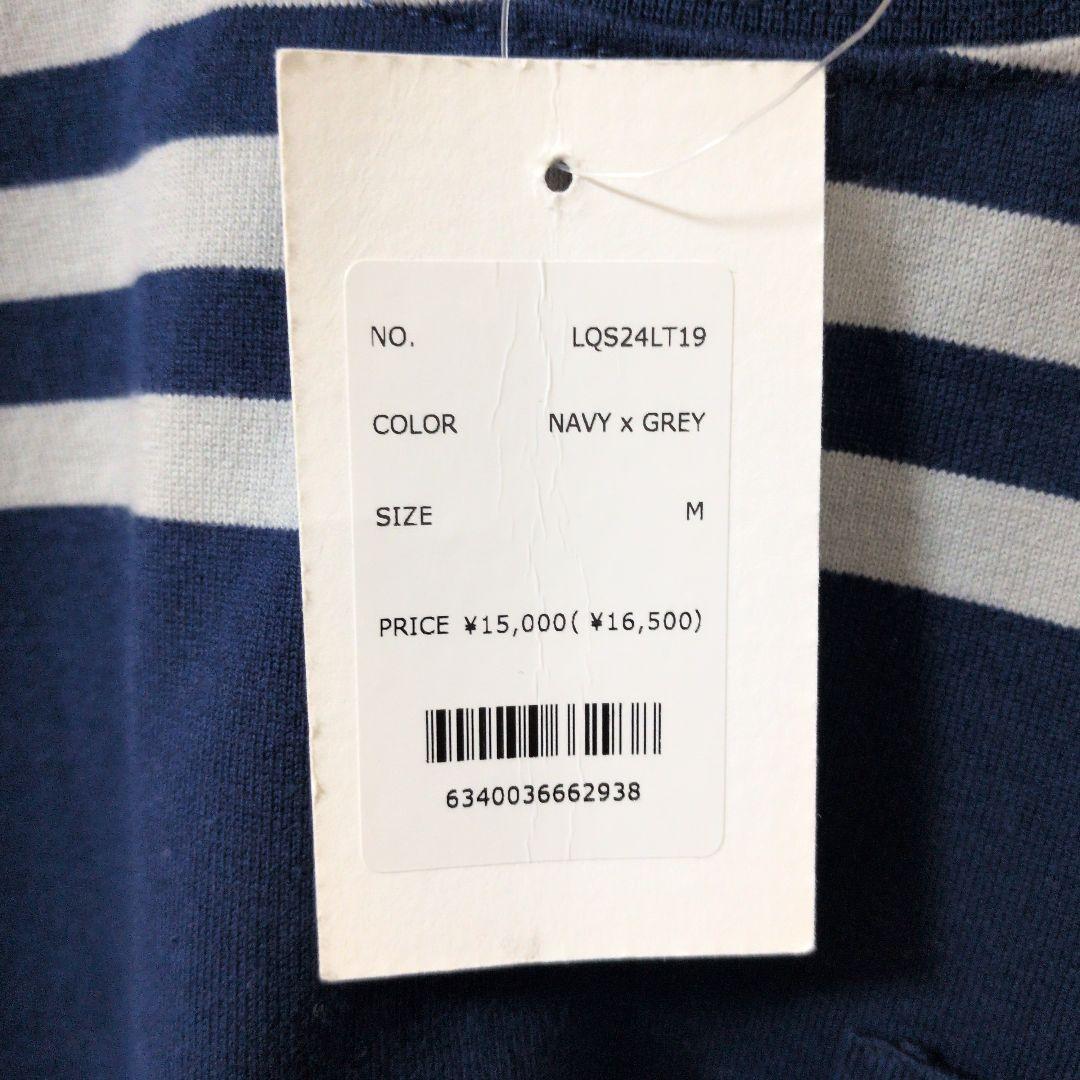 トップス LQQK STUDIO L/S RUGBY BORDER POCKET TEE