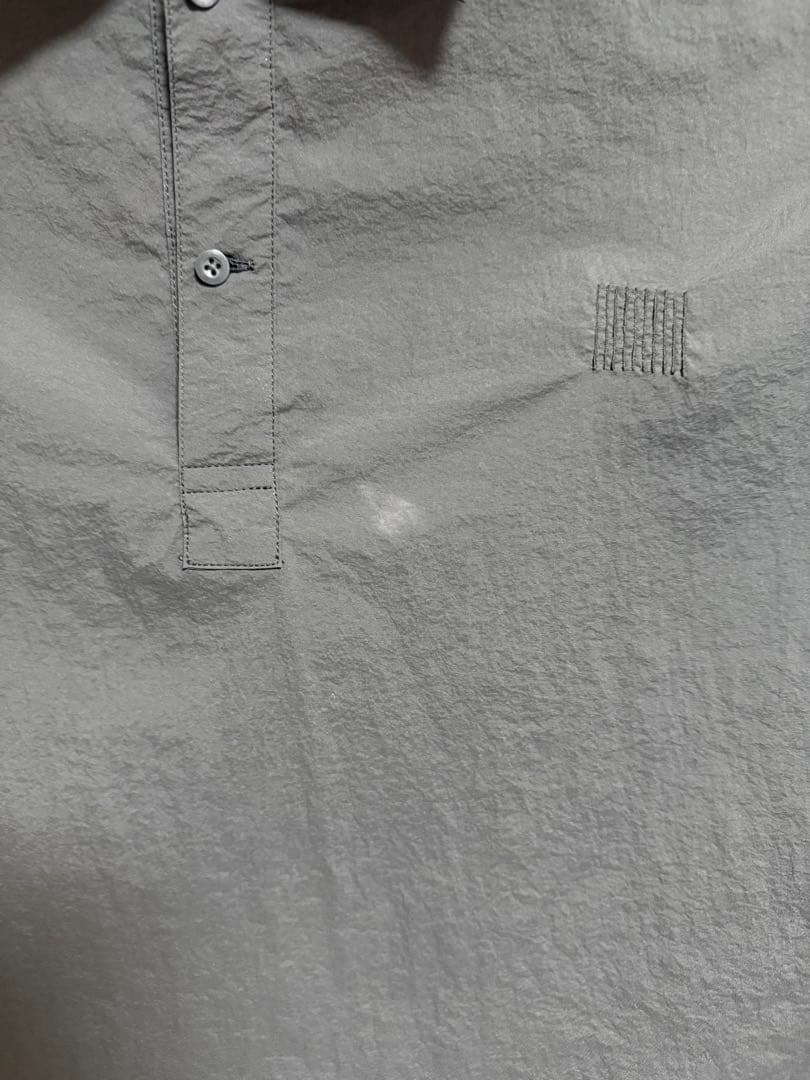トップス S.F.C BIG NYLON POLO XXL D grey