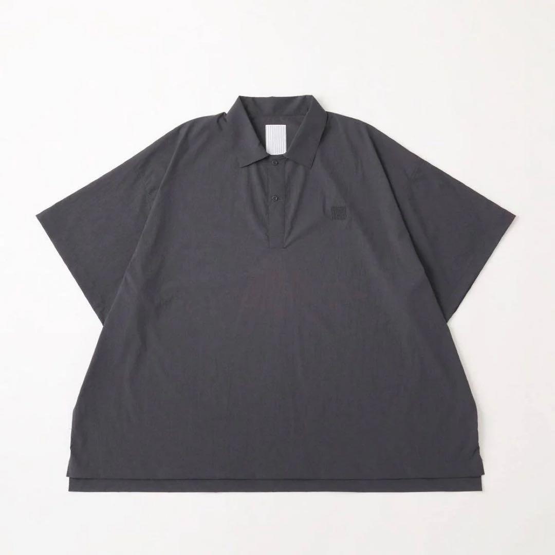 トップス S.F.C BIG NYLON POLO XXL D grey