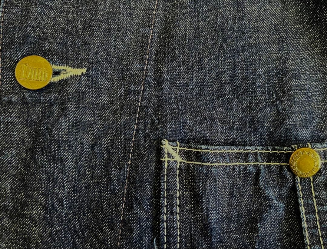 希少 旧DENIME オリゾンティ期 デニムカバーオール Lee 91-Jタイプ