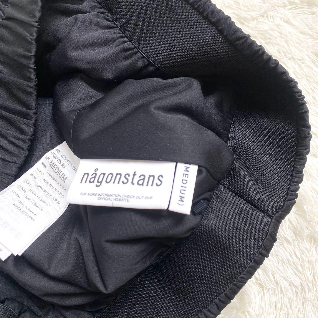 22AW✨ナゴンスタンス　パラシュートパンツ　カジュアルパンツ　ナイロン　黒　M