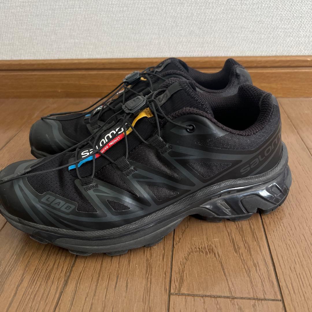 Salomon XT-6 ブラックスニーカー