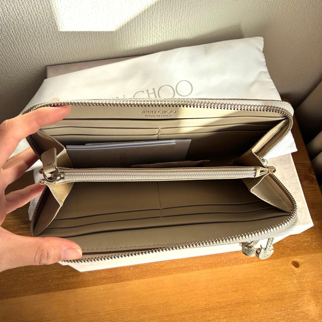 最終価格☆新品未使用 JIMMY CHOO FILIPA シャンパン×シルバー