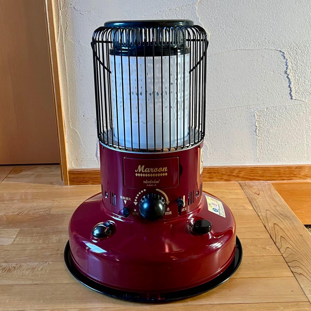 レア！【極美品】トヨトミ 石油ストーブ MR-25D マルーン 赤