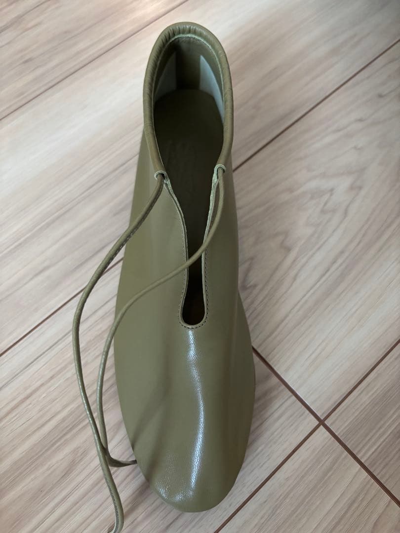 MARITANINO オリーブグリーン シューズ 38