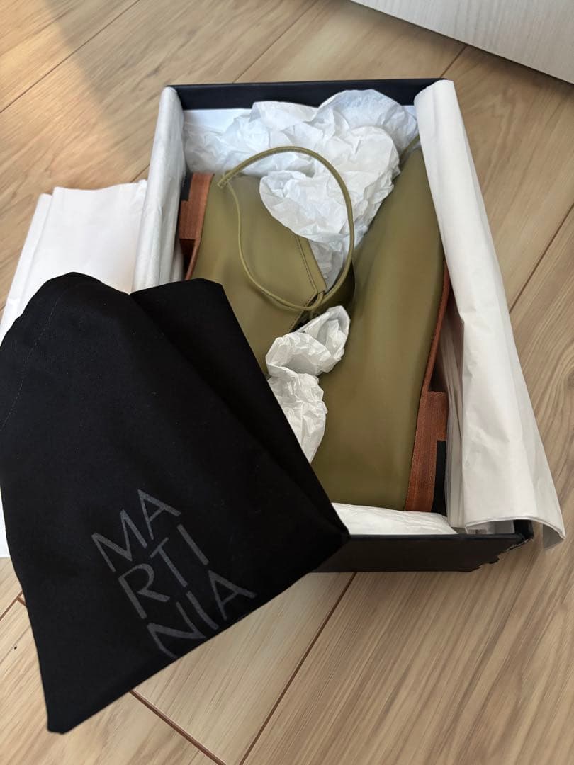 MARITANINO オリーブグリーン シューズ 38