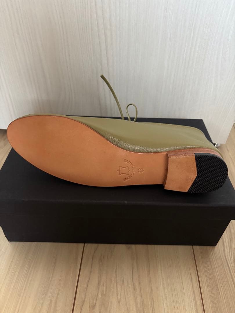 MARITANINO オリーブグリーン シューズ 38