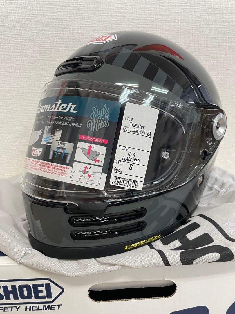 SHOEI Glamster 限定THE LUCKY CAT TC-5 サイズS