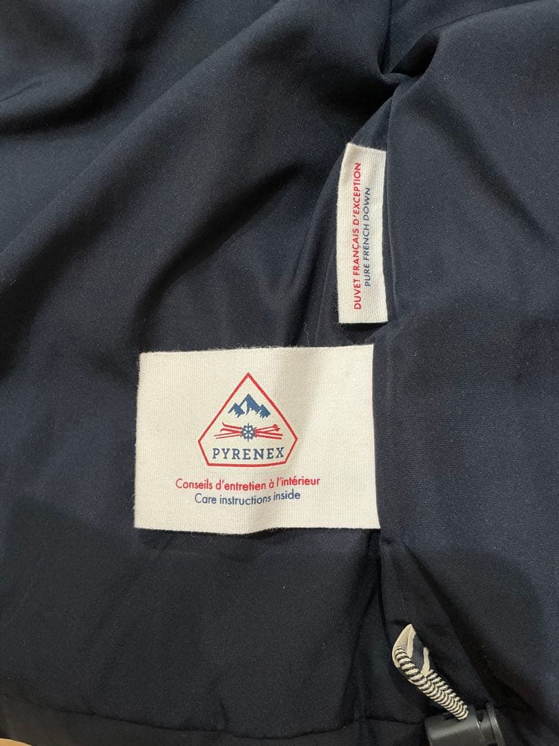 PYRENEX ピレネックレス　ダウンベスト ネイビー　紺色