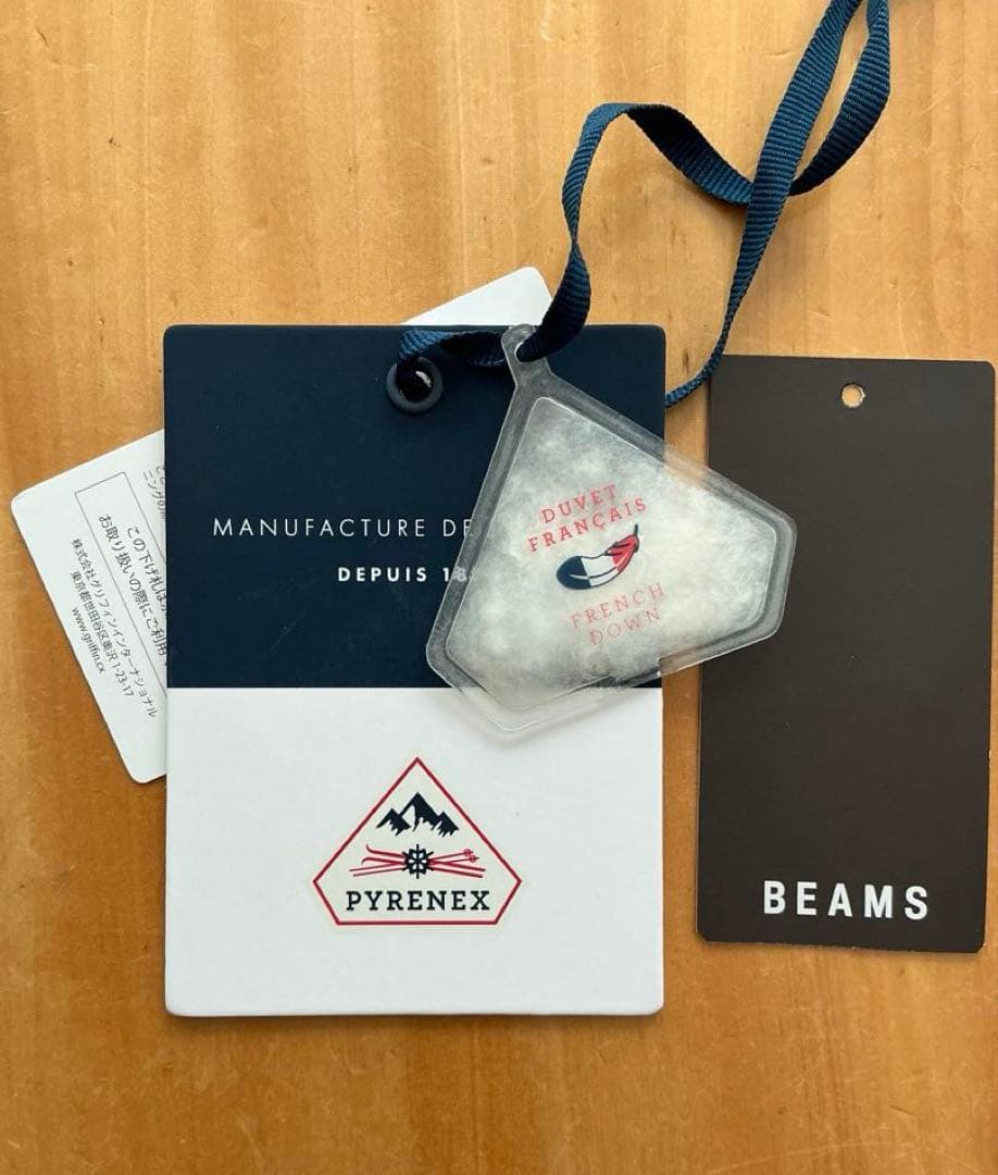 PYRENEX ピレネックレス　ダウンベスト ネイビー　紺色