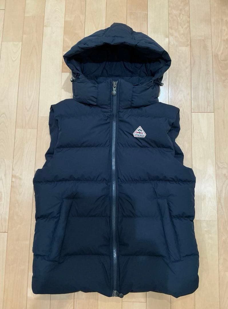 PYRENEX ピレネックレス　ダウンベスト ネイビー　紺色