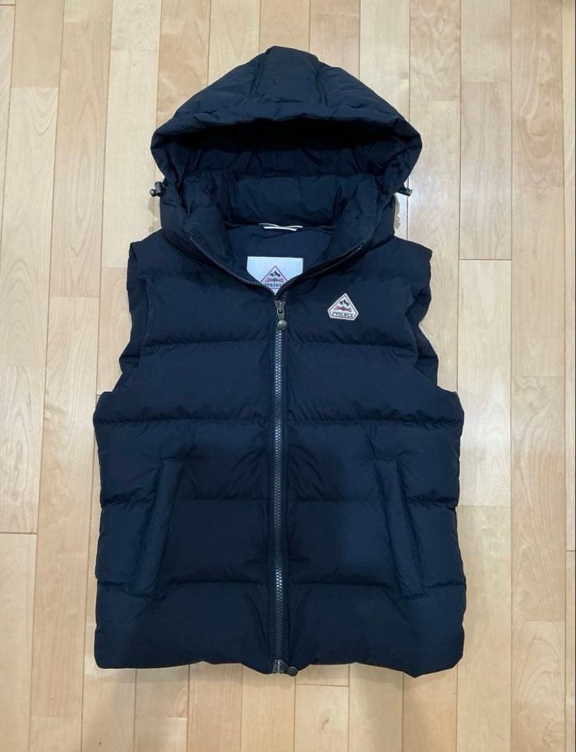 PYRENEX ピレネックレス　ダウンベスト ネイビー　紺色