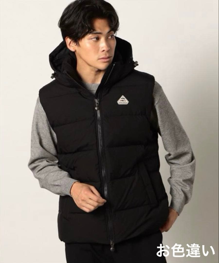 PYRENEX ピレネックレス　ダウンベスト ネイビー　紺色