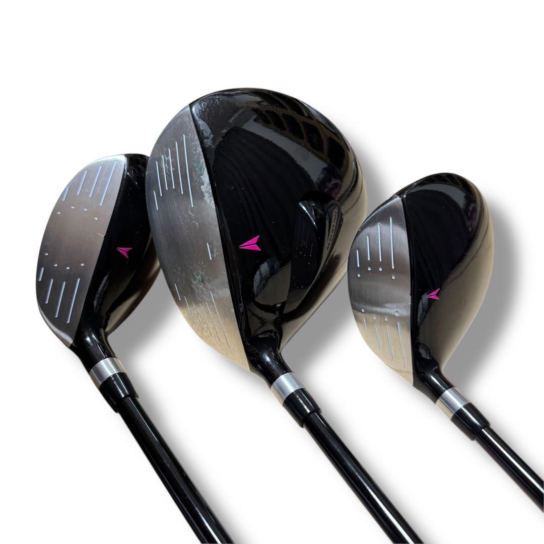 LADY SONIC ゴルフクラブセット 8本セット キャディーバッグ付 初心者