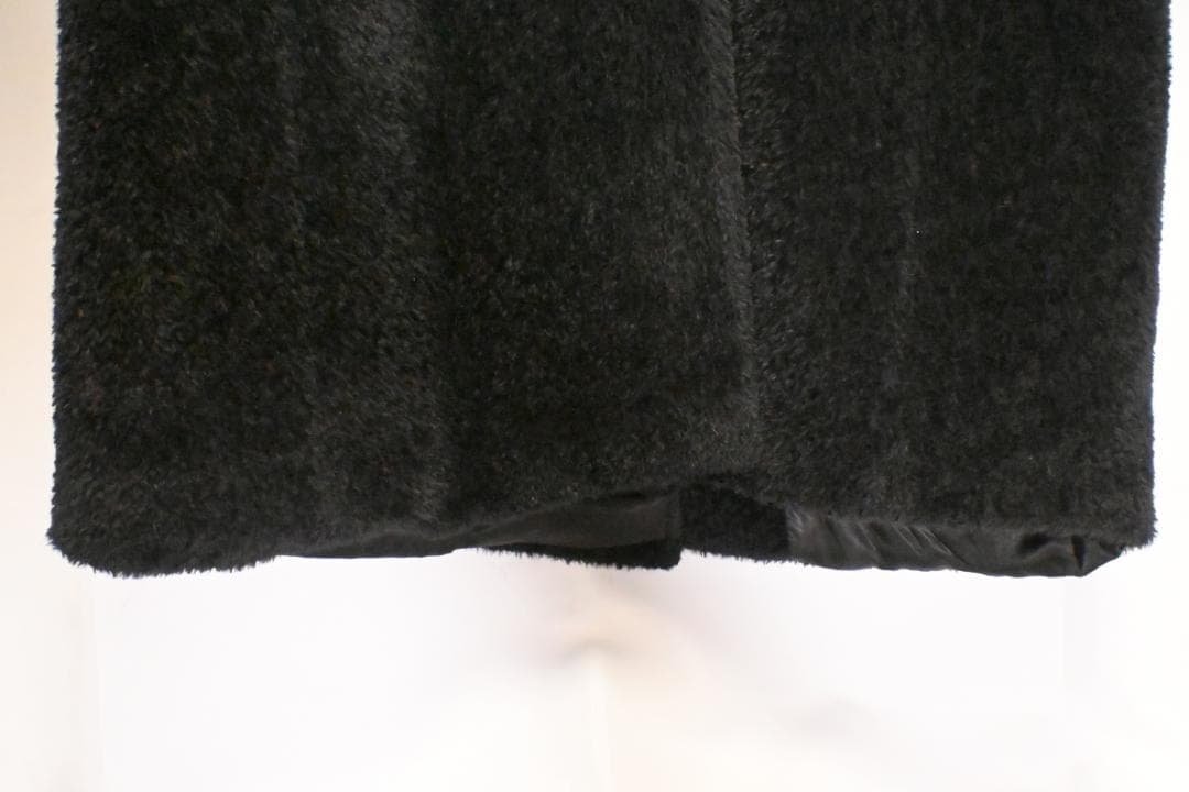 Max Mara シャギーコート ブラック 40サイズ 白タグ アルパカ 美品