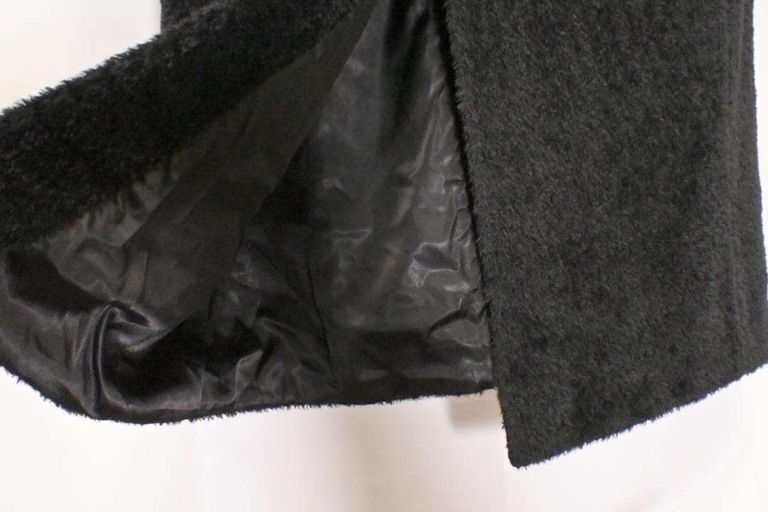 Max Mara シャギーコート ブラック 40サイズ 白タグ アルパカ 美品