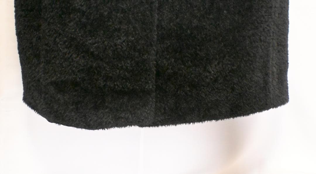 Max Mara シャギーコート ブラック 40サイズ 白タグ アルパカ 美品