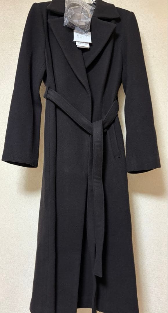 Apuweiser-riche ベルト付ロングチェスターコート