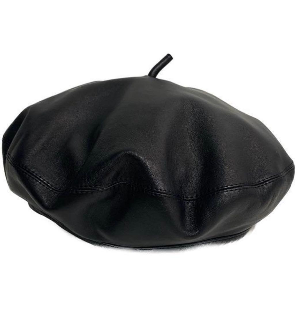 本日限定セールChristian Dior レザーベレー帽