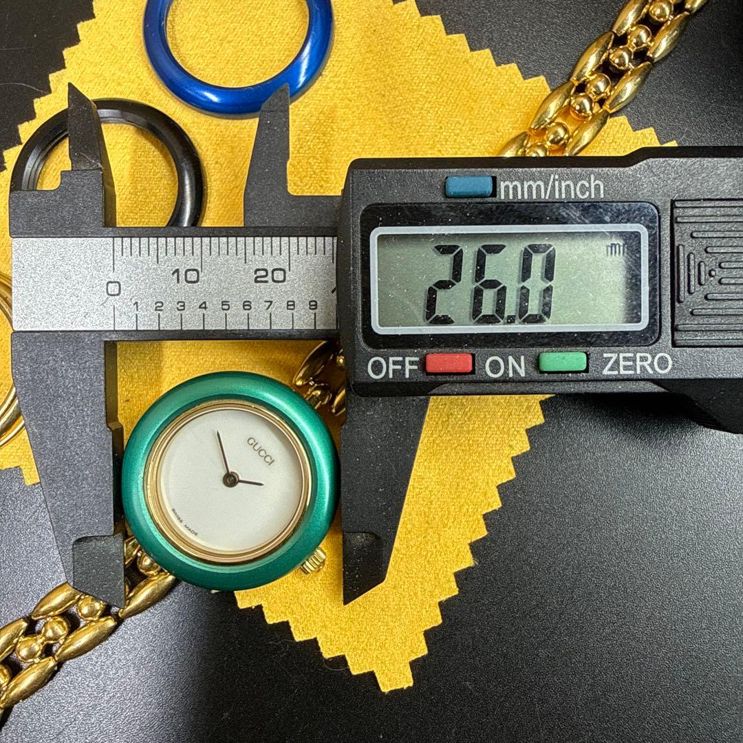 腕時計 GUCCI グッチ チェンジベゼル 2針クォーツ 11/12.2