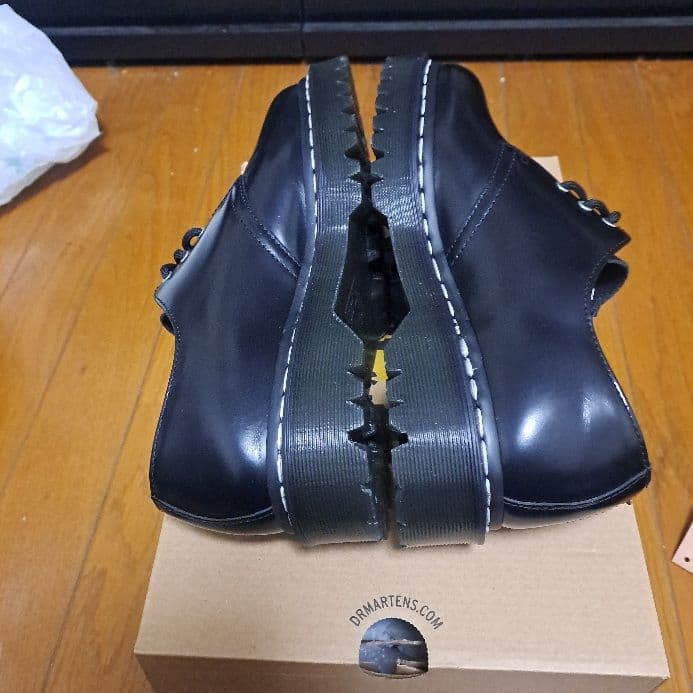 Dr. Martens 1461 ZIP BEX ブラック3ホールシューズUK7