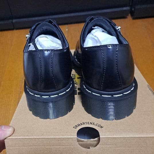 Dr. Martens 1461 ZIP BEX ブラック3ホールシューズUK7