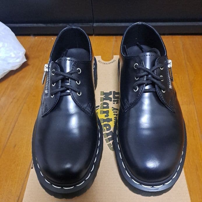 Dr. Martens 1461 ZIP BEX ブラック3ホールシューズUK7