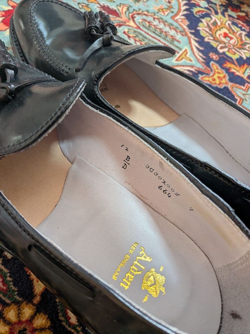 激レアus12D! alden コードバン　タッセルローファー 新品