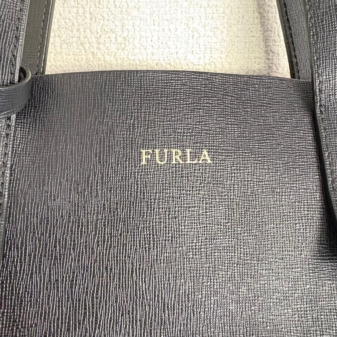 ◎美品◎ FURLA SALLY フルラ サリー ブラックトートバッグ