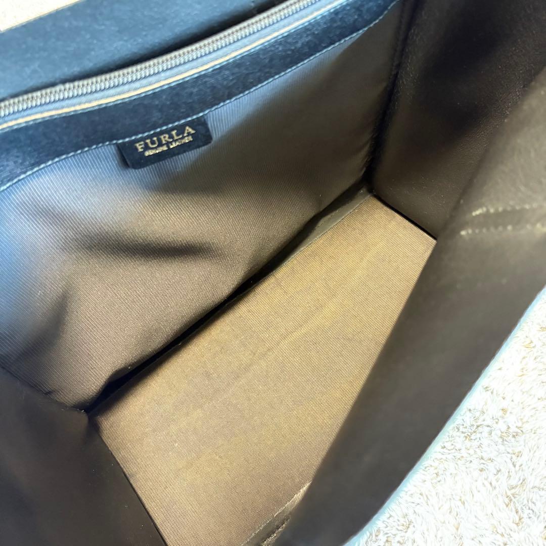 ◎美品◎ FURLA SALLY フルラ サリー ブラックトートバッグ