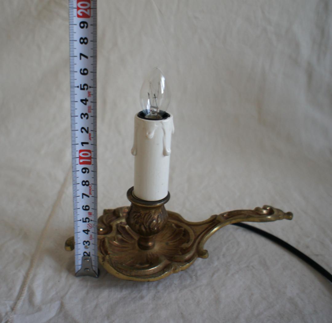 キャンドル　ランプ　 蝋燭　シャンデリア　ブロカント　フランスアンティーク