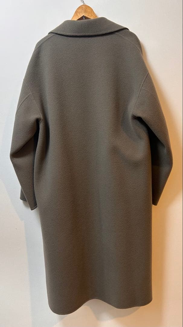 ADAM ET ROPE' カシミヤブレンドリバーコート