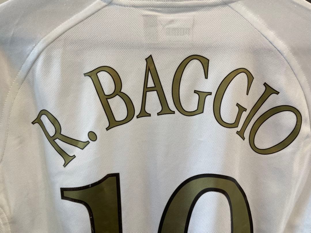 M*U様 2004年　イタリア代表　バッジョ　10番　正規品　当時物　代表ラスト